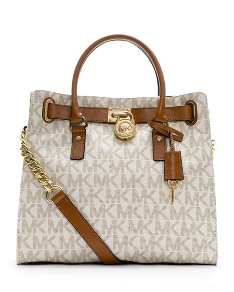 michael kors hamilton large mk logo tote bag|Michael Kors nouveau Hamilton bag.